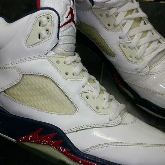 Nike Air Jordan V 5 Olympics Sz 10 - Picture 2 of 8